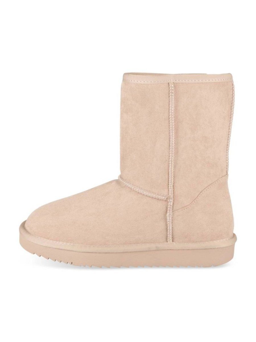 Boots b suédine beige