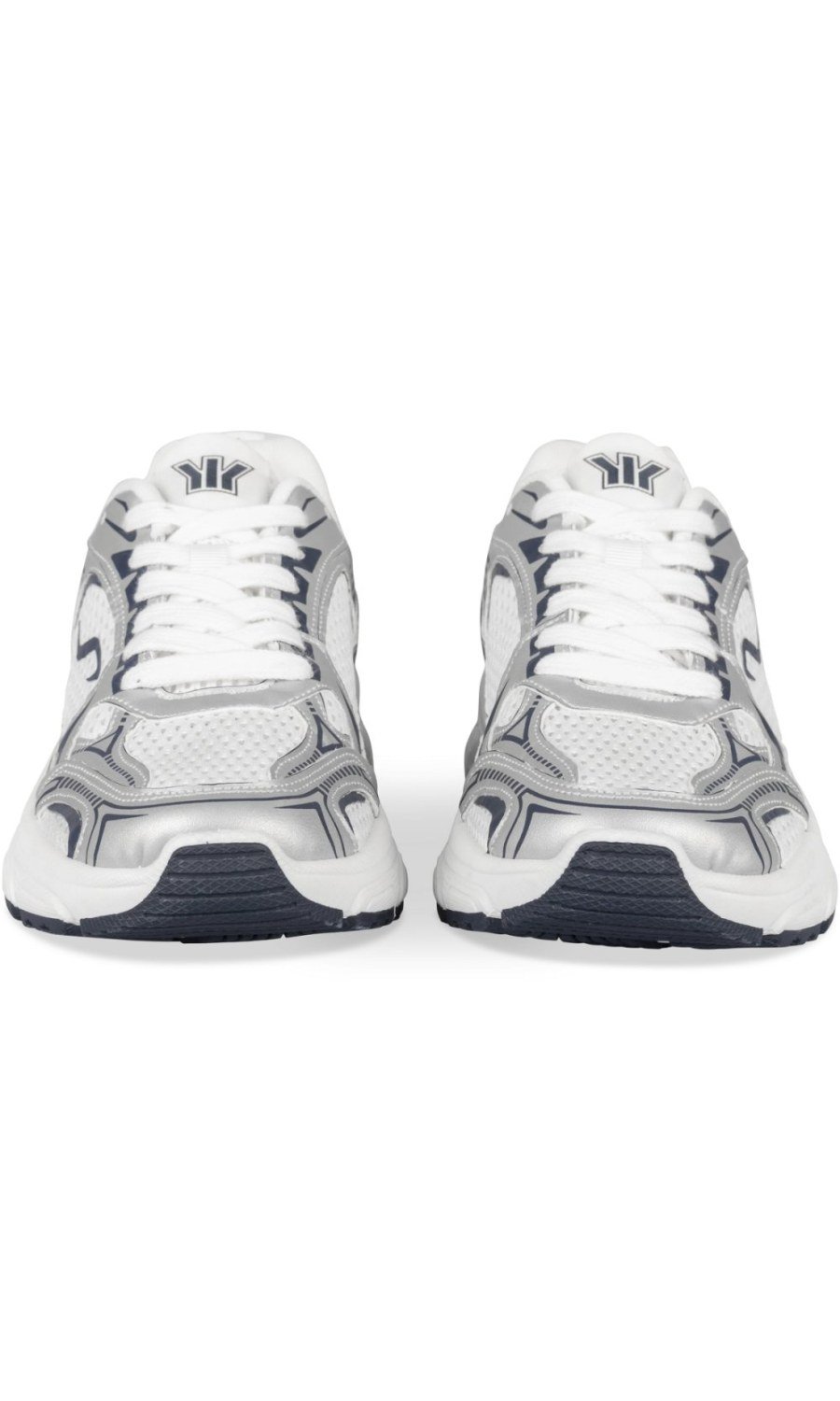 Baskets running détails argentés