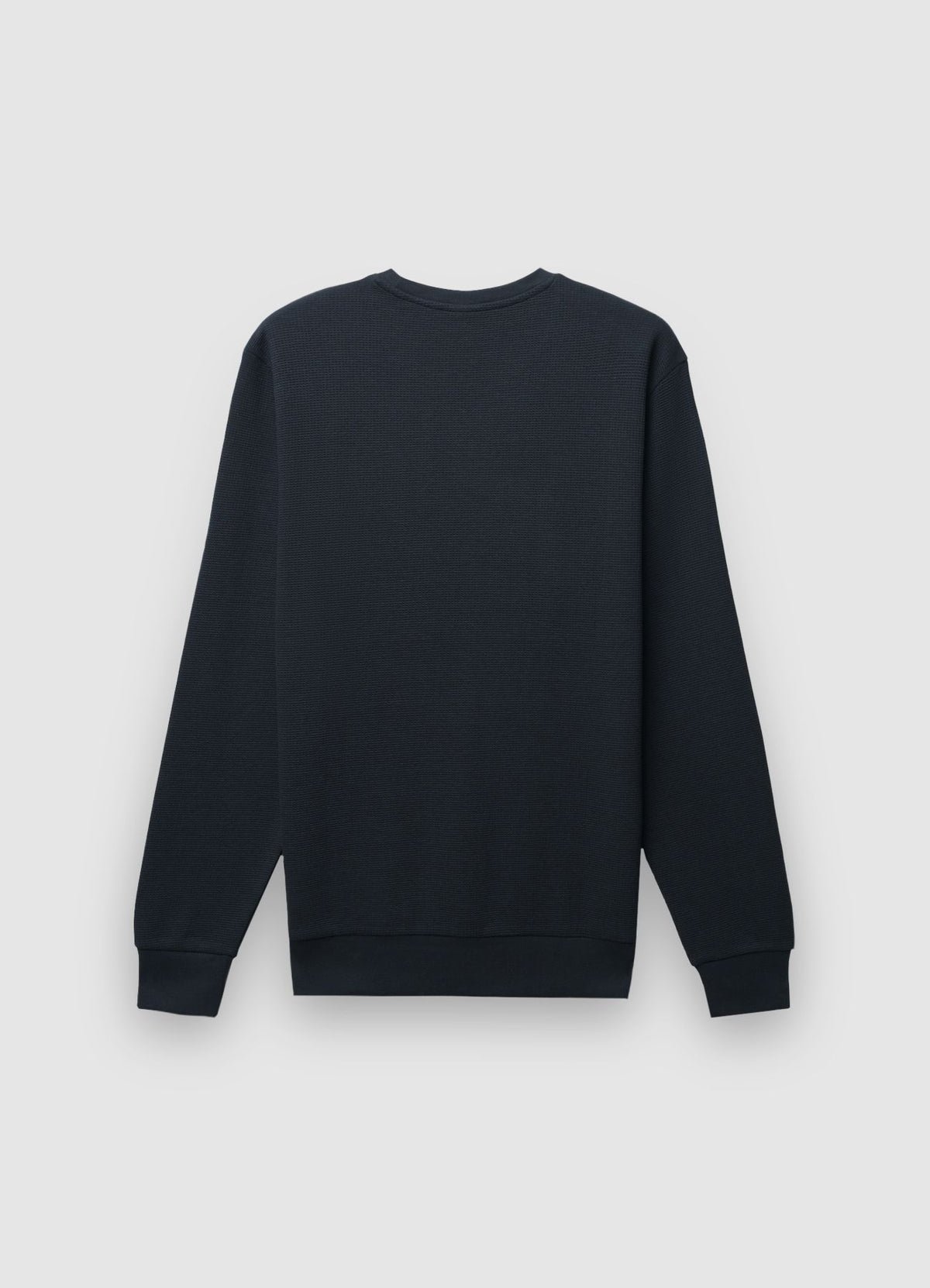 Sweat col rond en tissu texturé