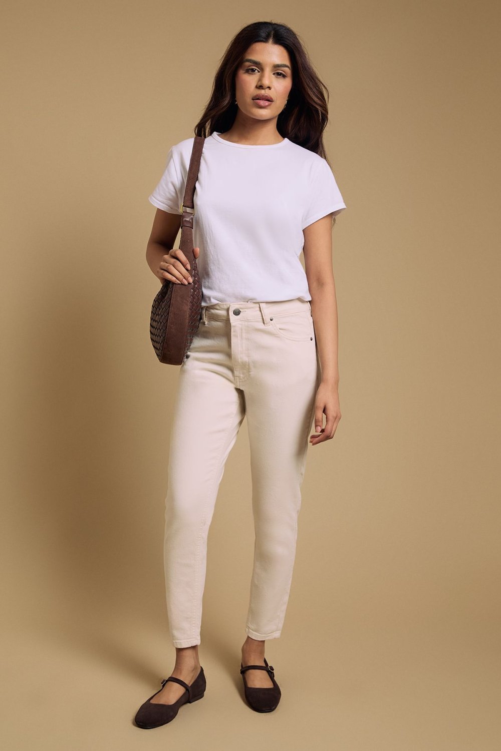 Jean skinny stretch écru - Petite