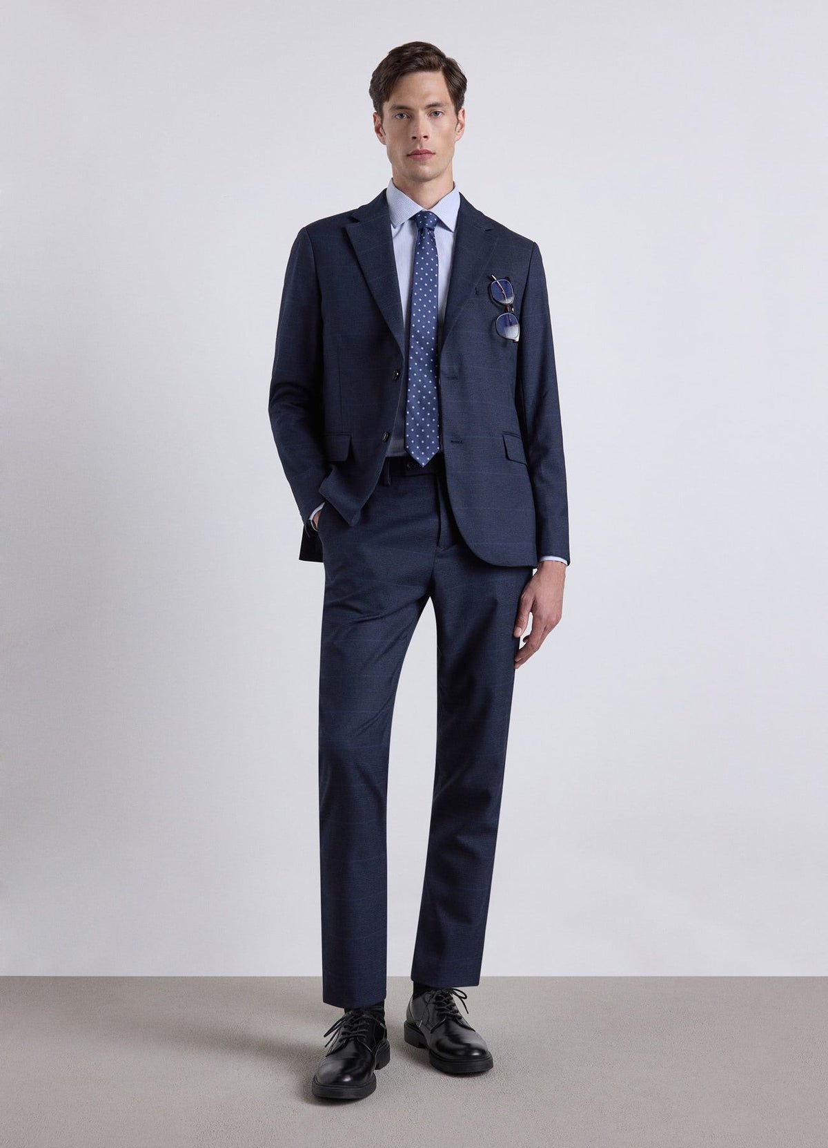 Smart checked trousers