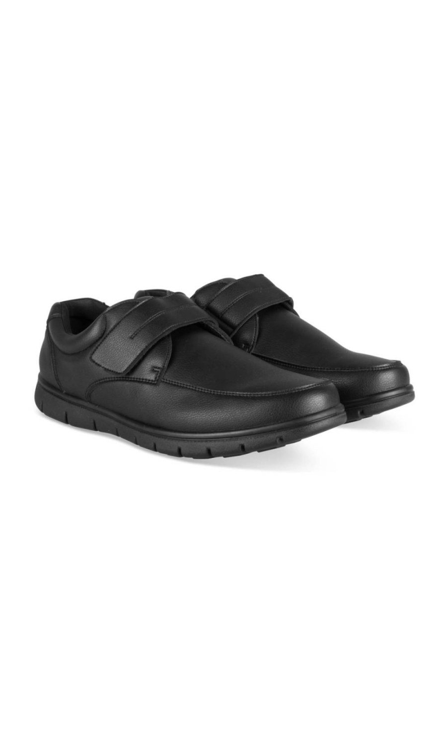 Chaussures de ville à scratch noires