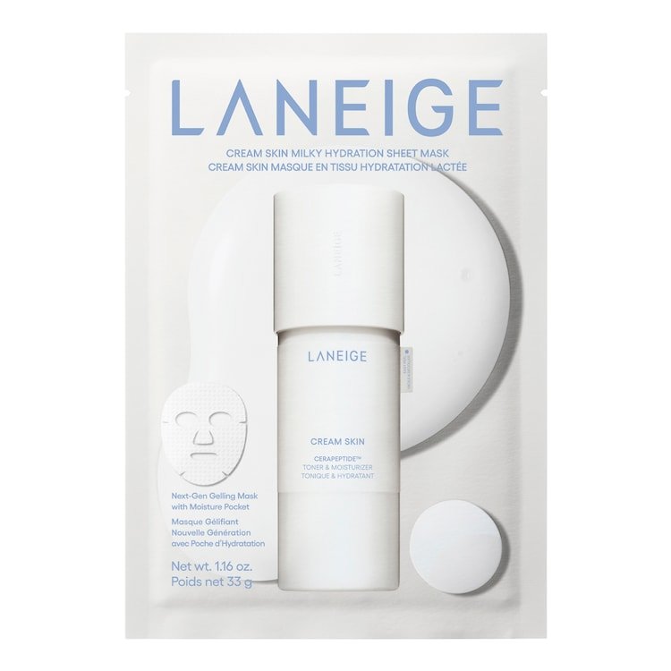 Cream Skin Milky Hydration Sheet Mask - Masque en Tissu Hydratant et Apaisant (33 g)