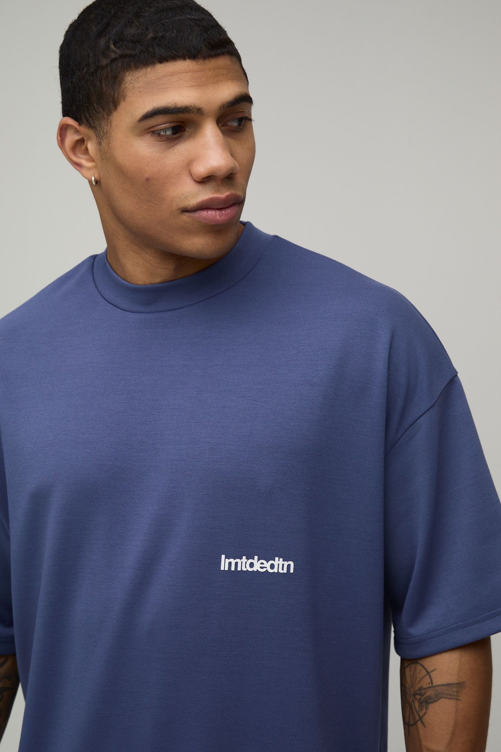 T-shirt oversize premium ghlid b col twil
