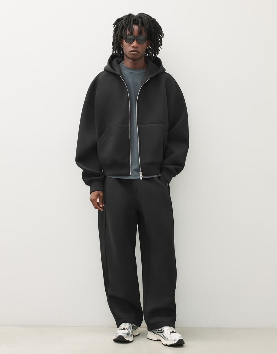 Pantalon de jogging technique coupe bouffante - Noir