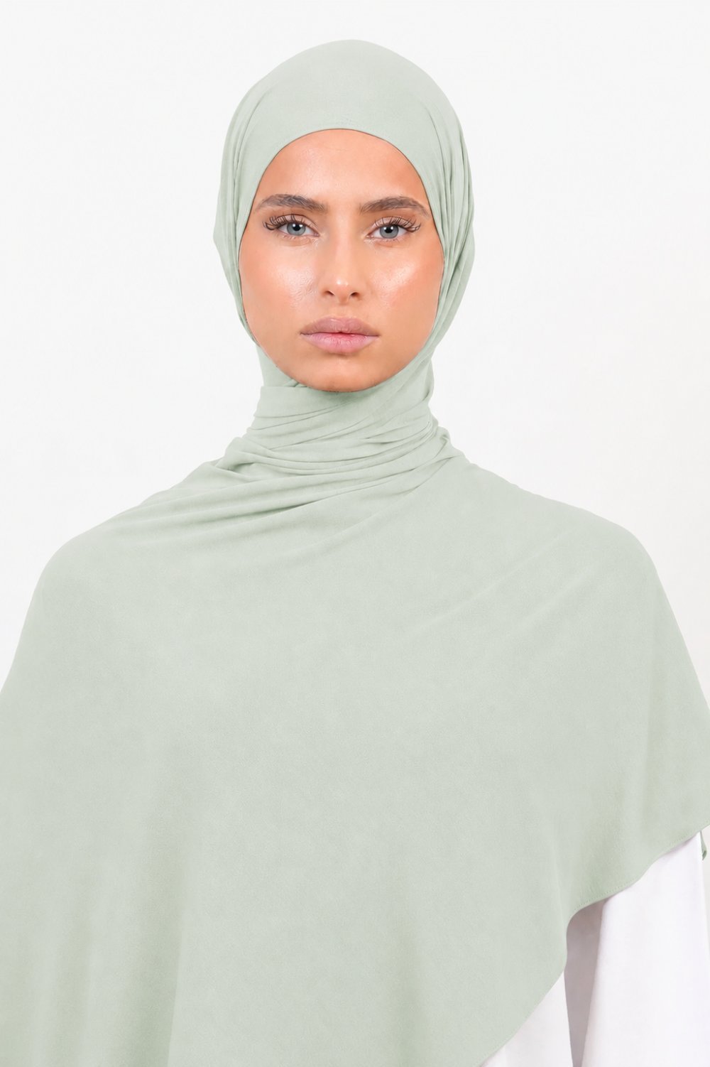 XXL modal hijab - Pastel green
