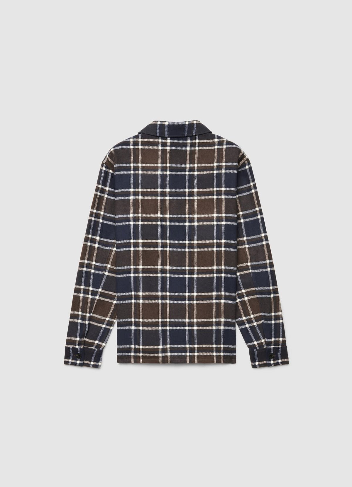 Brown checked overshirt