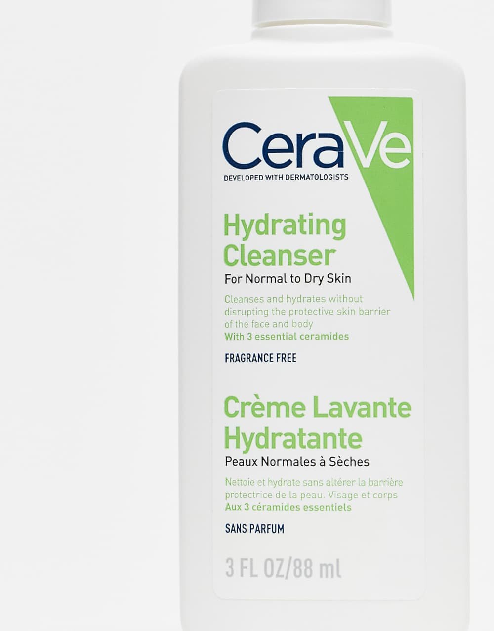 Nettoyant hydratant peaux normales à sèches - 88 ml