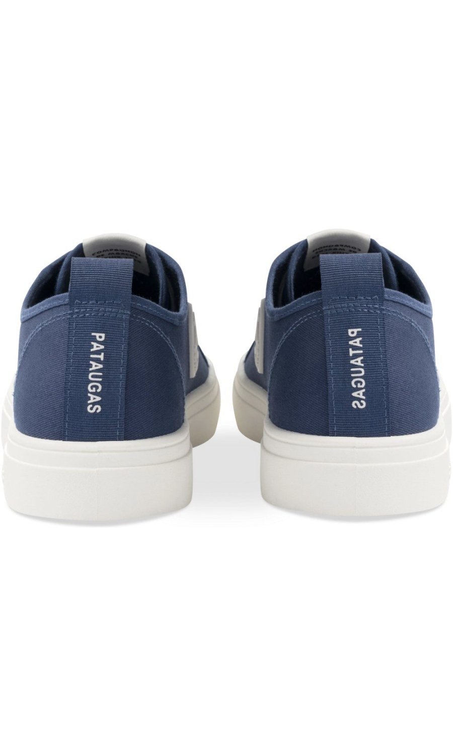 Baskets dyal toile b bout gomme bleu marine