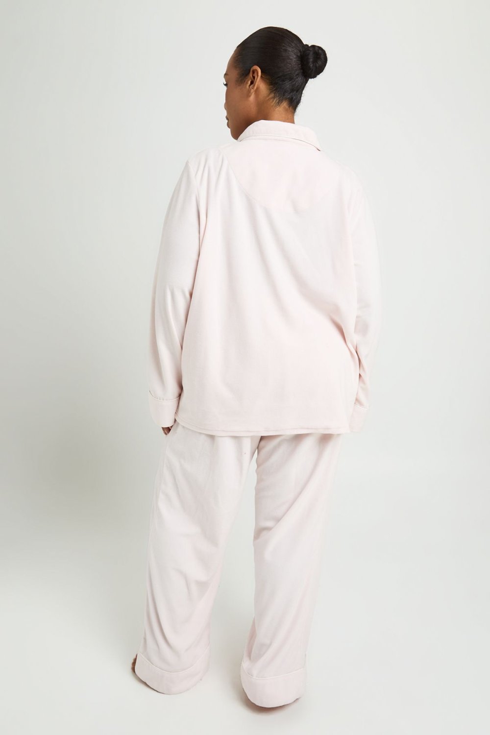 Pyjama chemise w sarwal f polaire - Grande taille