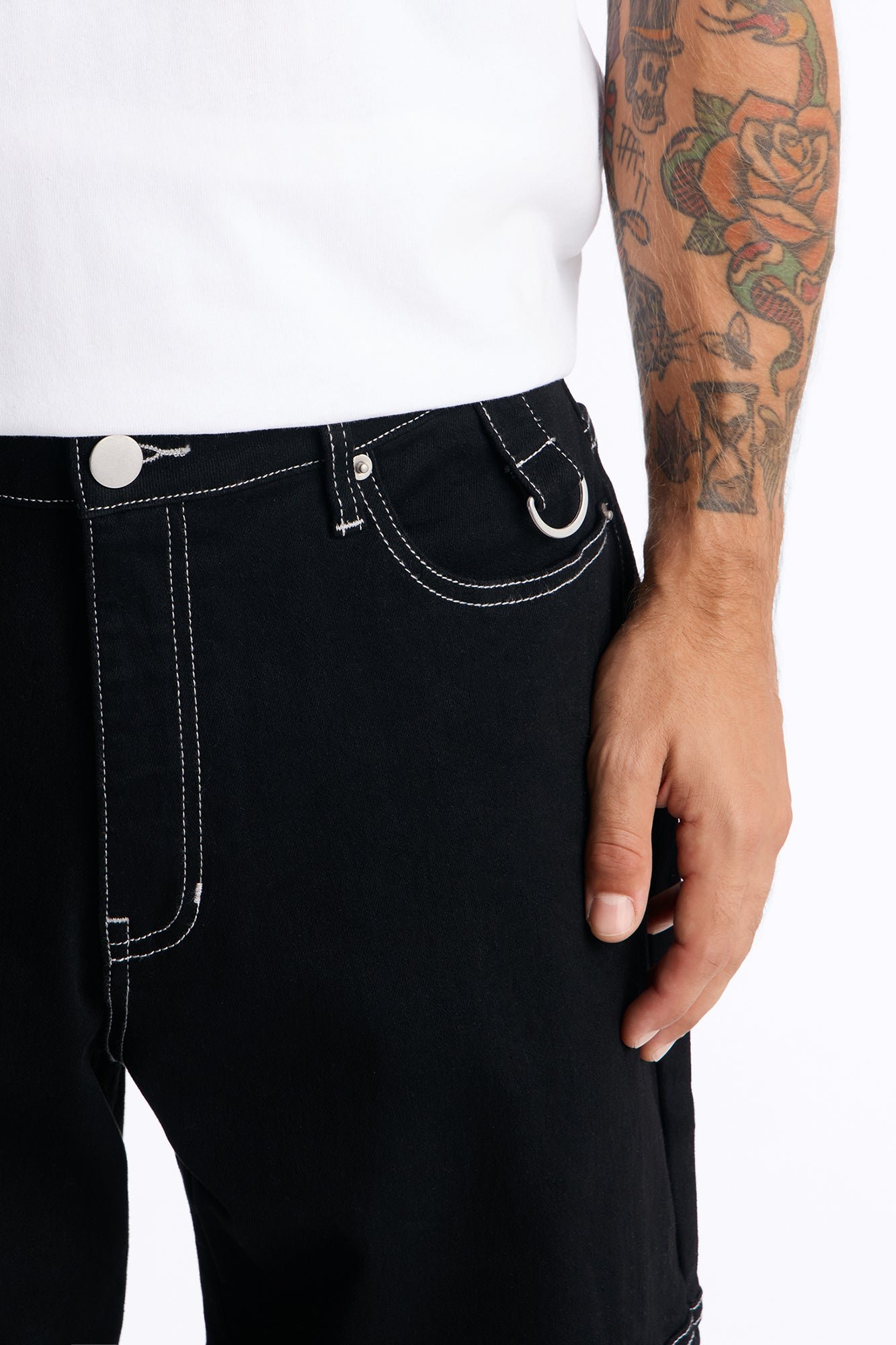 Jean cargo baggy b khiyata mkhalfa