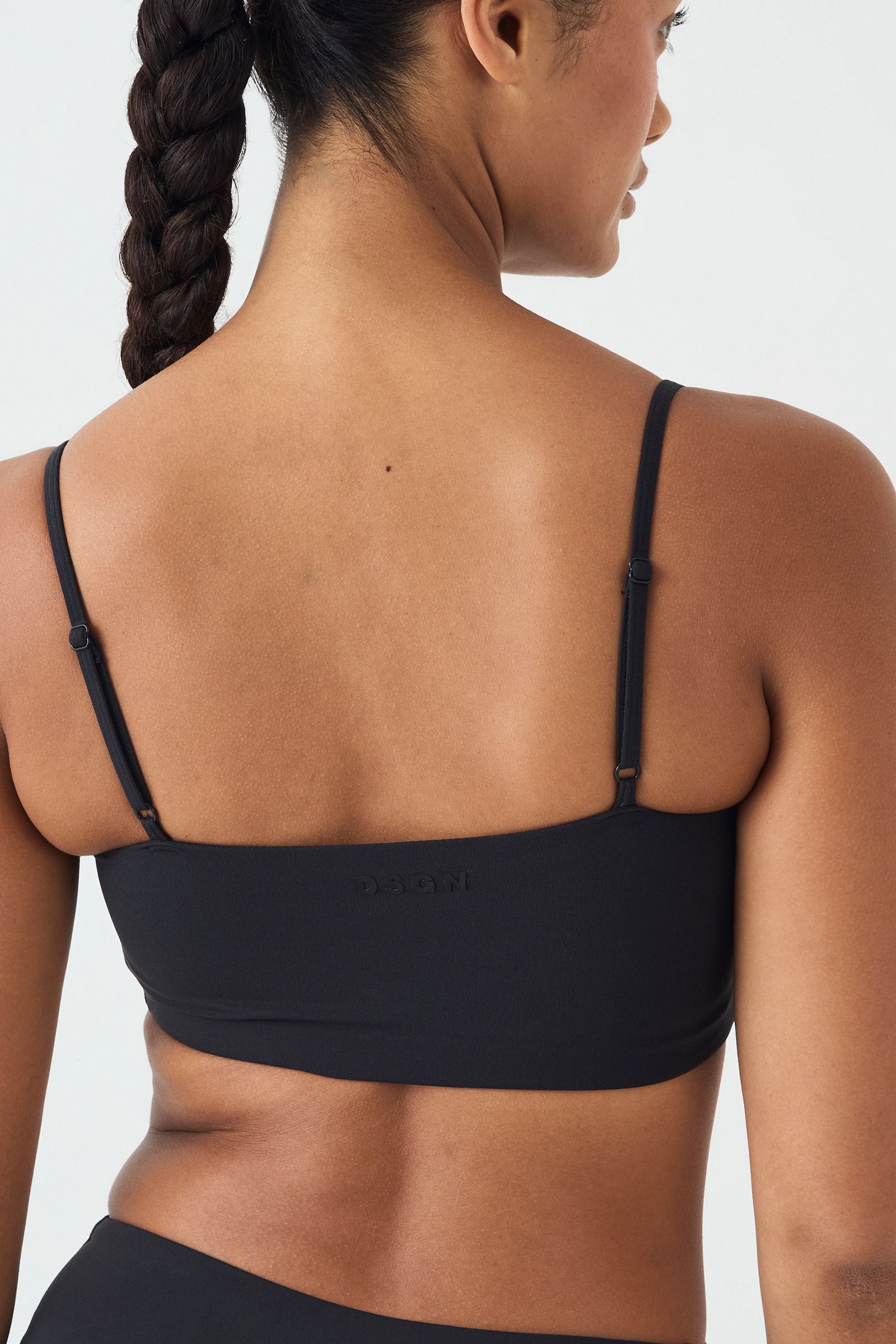 Brassière sport froncée b 7wachi ondulés