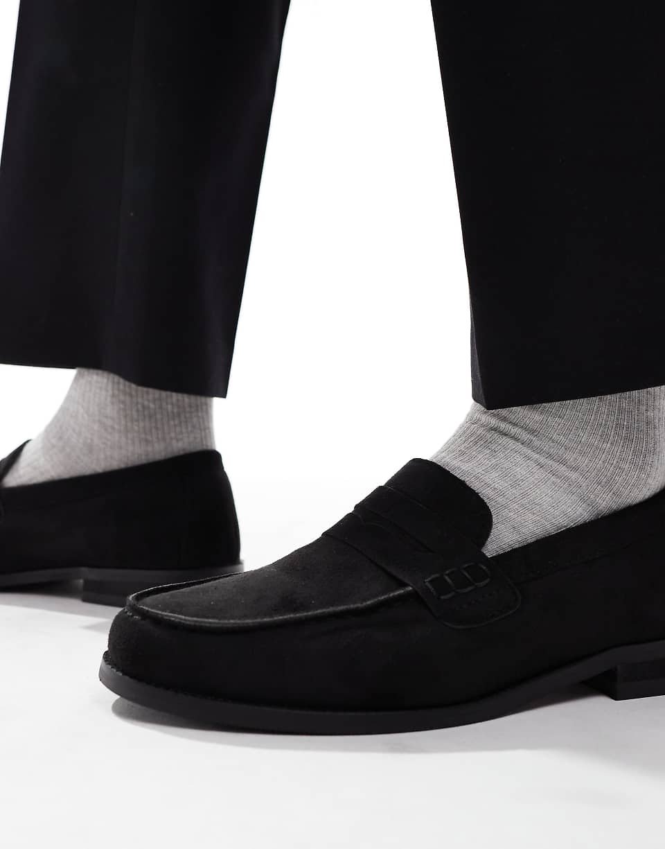 Mocassins d daim synthétique b détail froncé - K7el