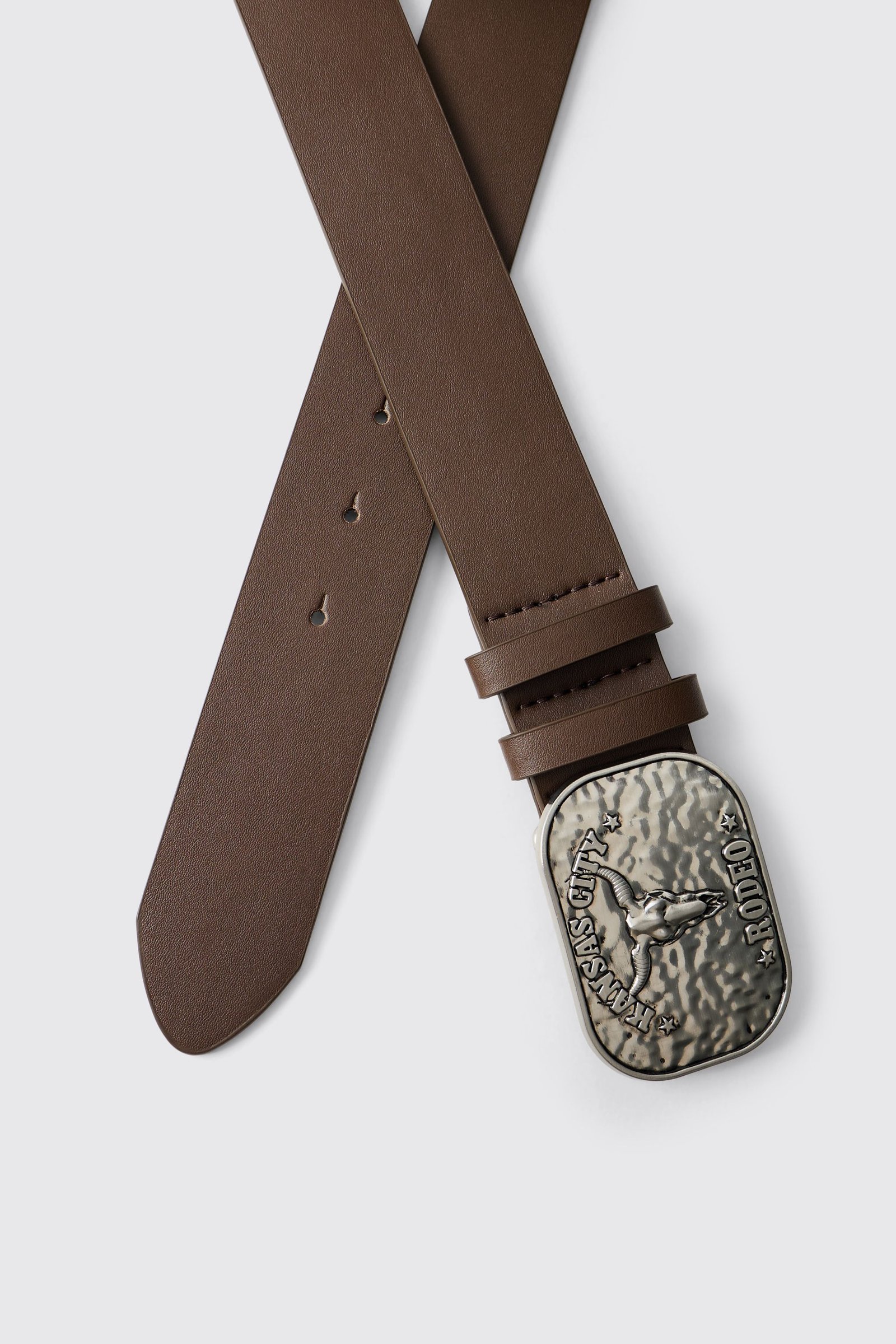Ceinture à Boucle Western SYNTHÉTIQUE Kansas City
