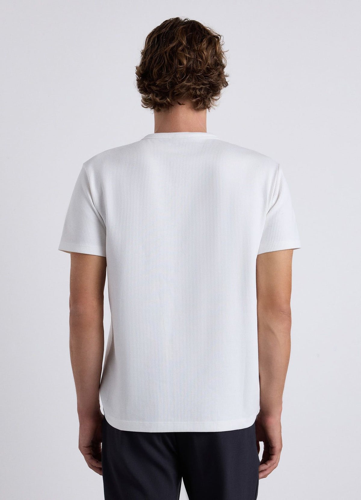 Ribbed henley T-shirt