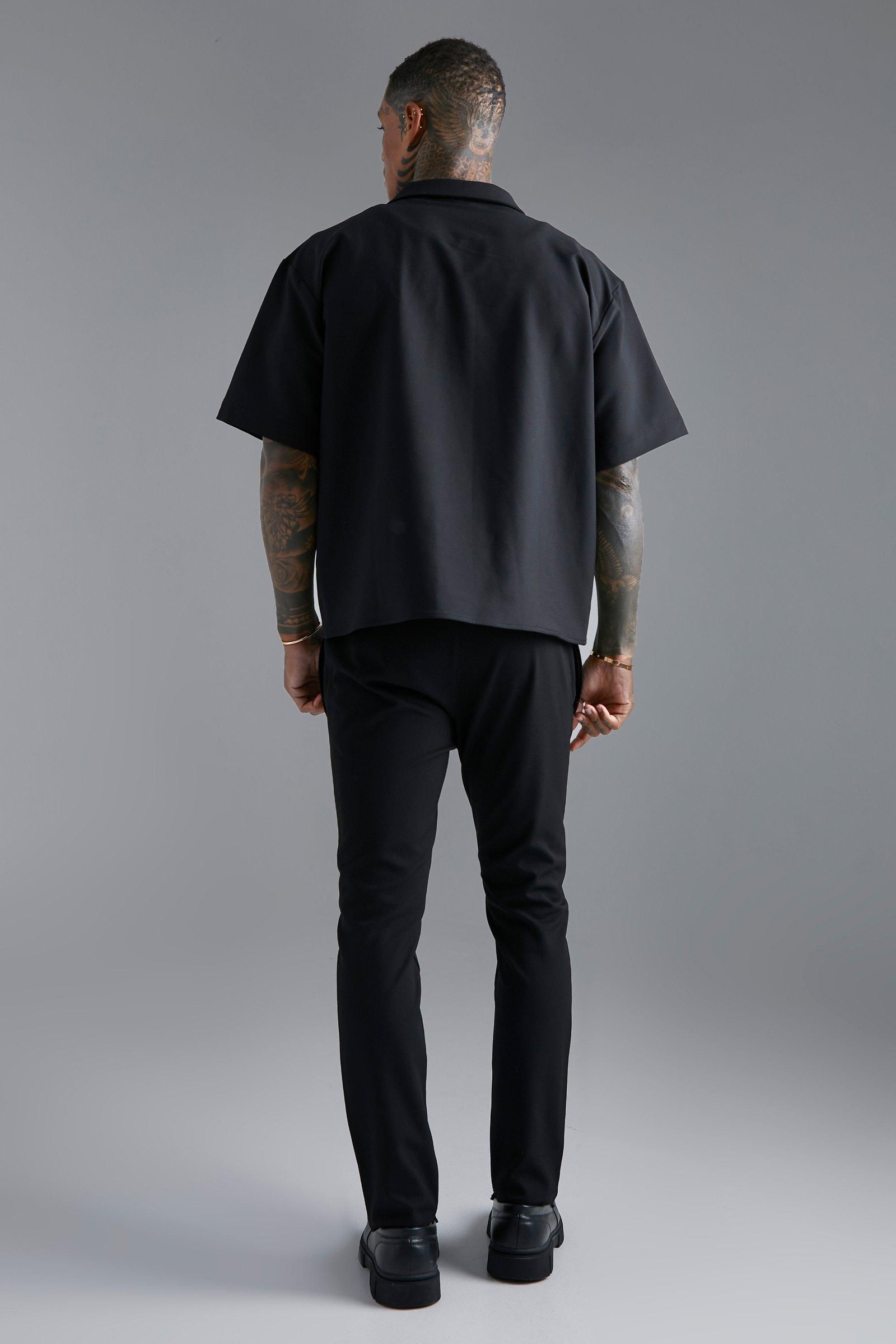 Chemise stretch kmam 9sar, oversize boxy