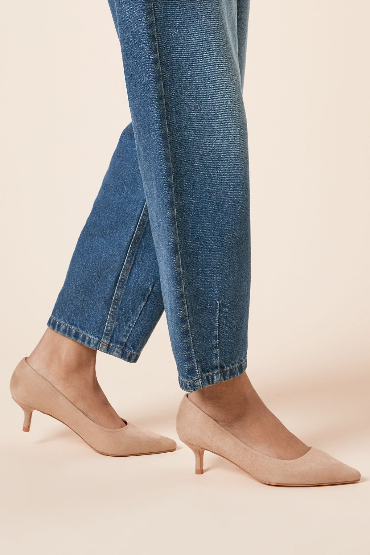 Escarpins à petit talon - Beige