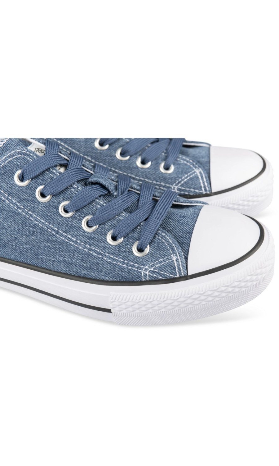 Baskets baskin b toile effet jean