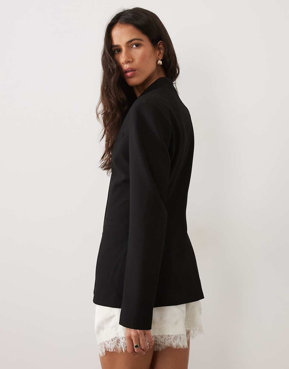 Blazer ajusté b hanches structurées - K7el