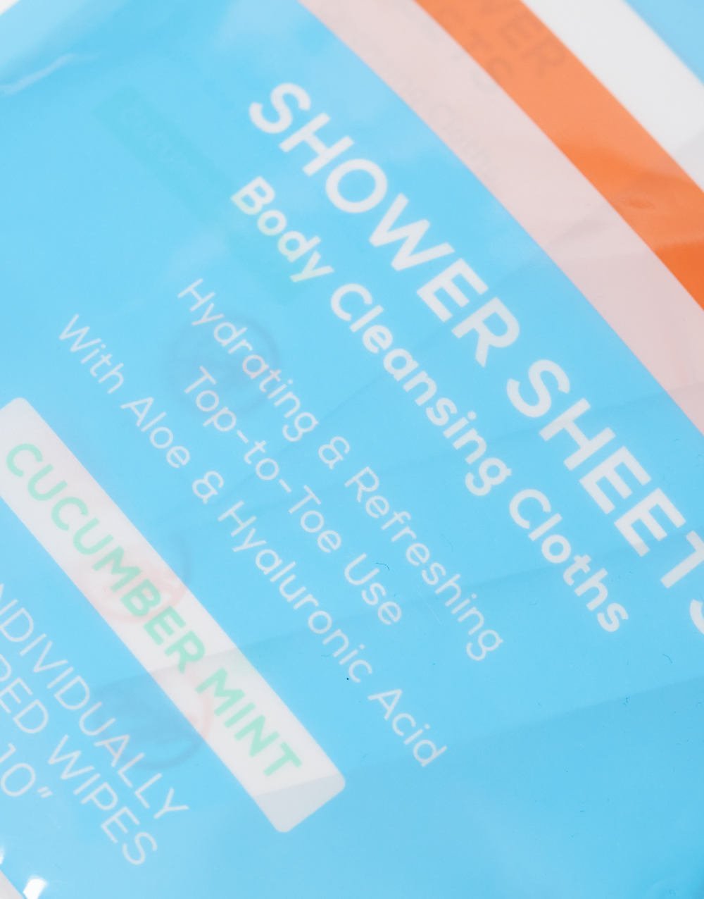 Cucumber mint cleansing body wipes