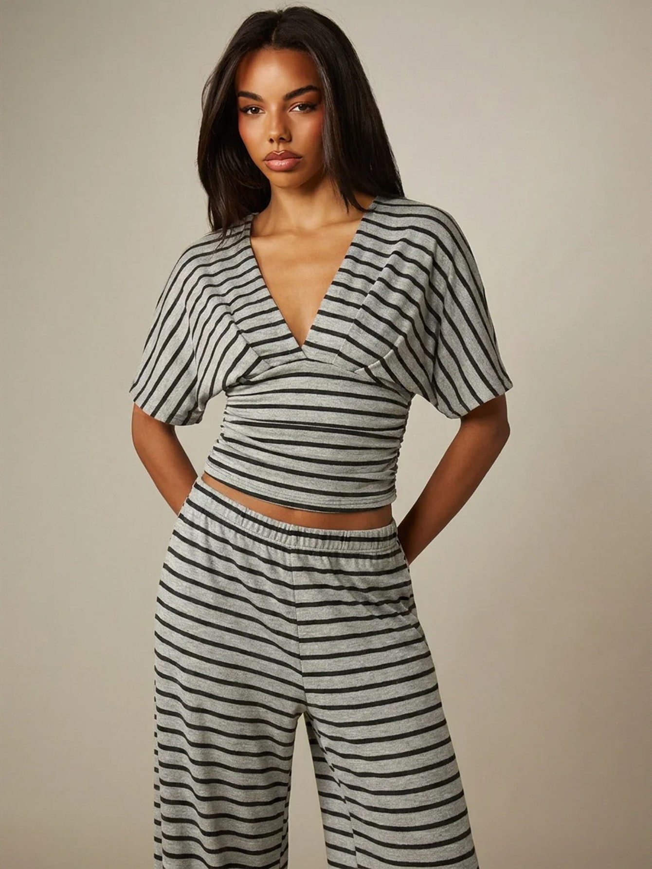 Ensemble top w serwal palazzo mkhetet