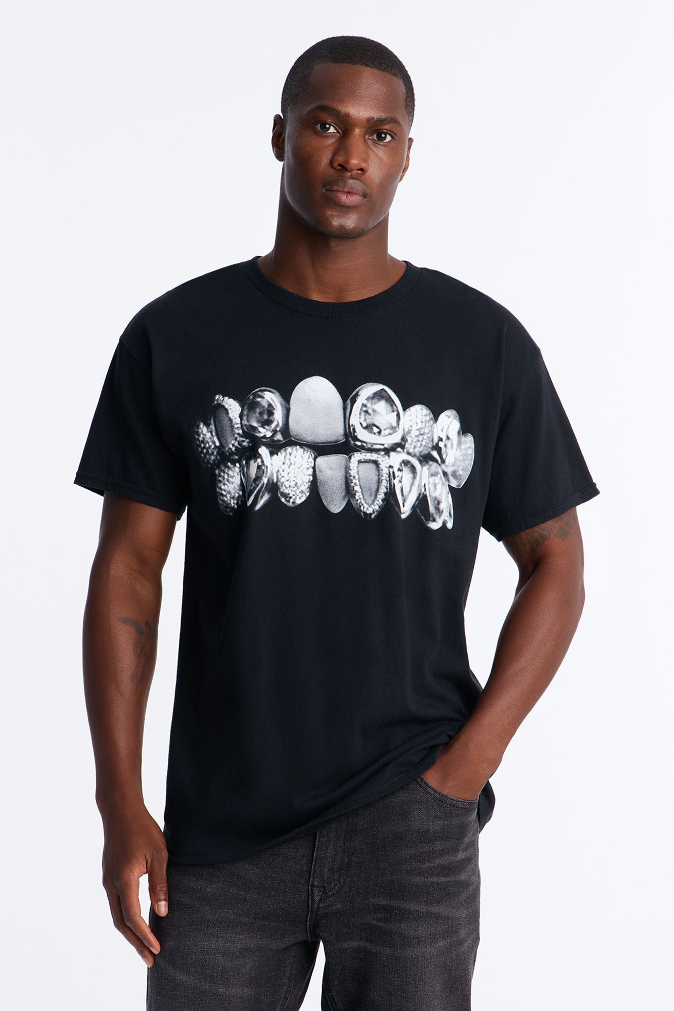 T-shirt oversize Pusha T b kmam 9sar