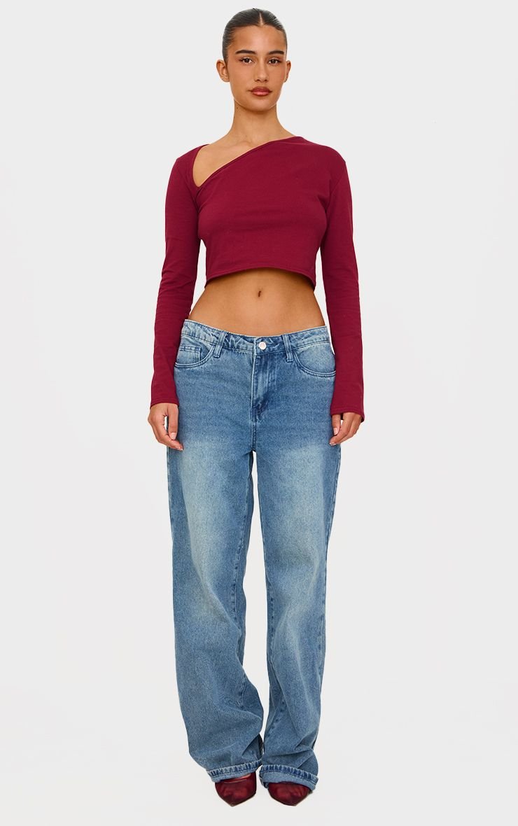 Haut kmam twal coton col asymétrique