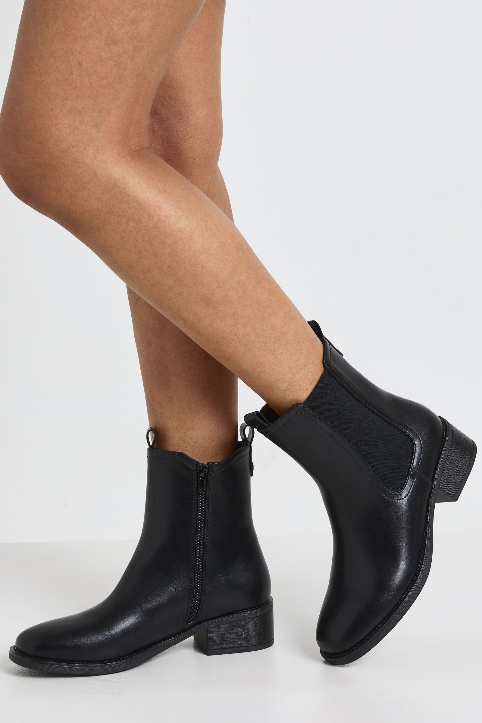 Bottines Chelsea à patte de tirage