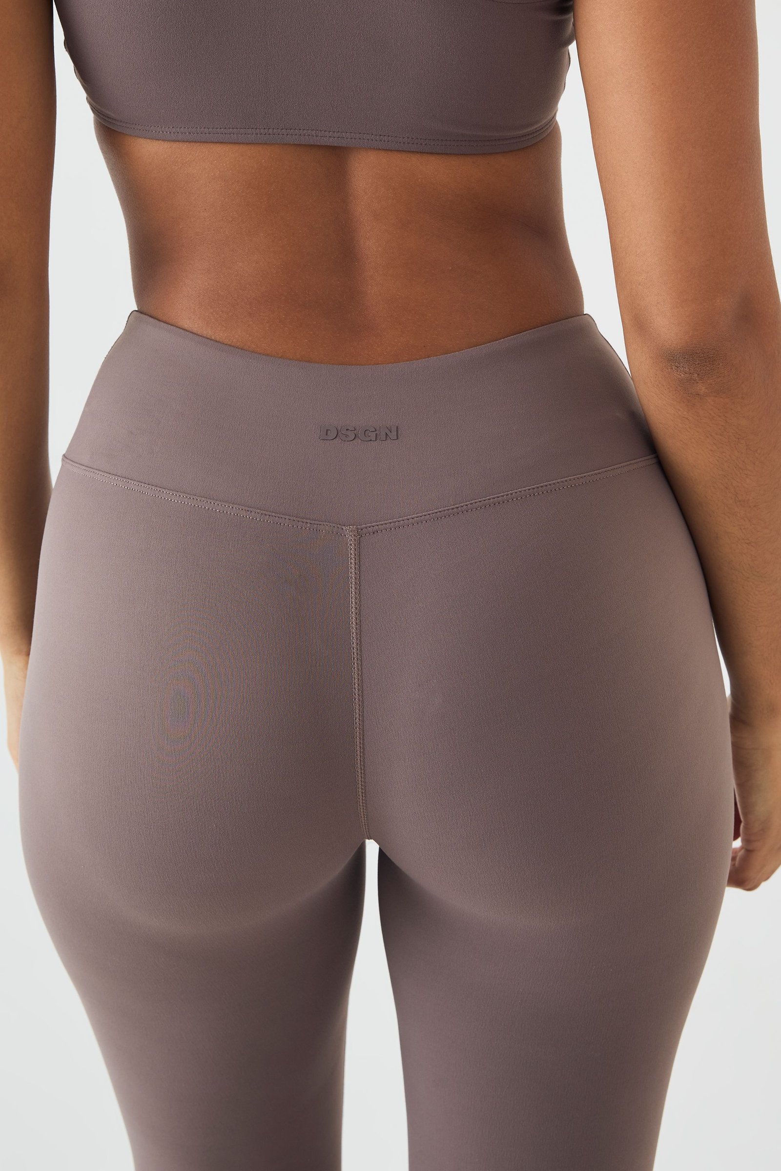Legging évasé doux taille mi-haute