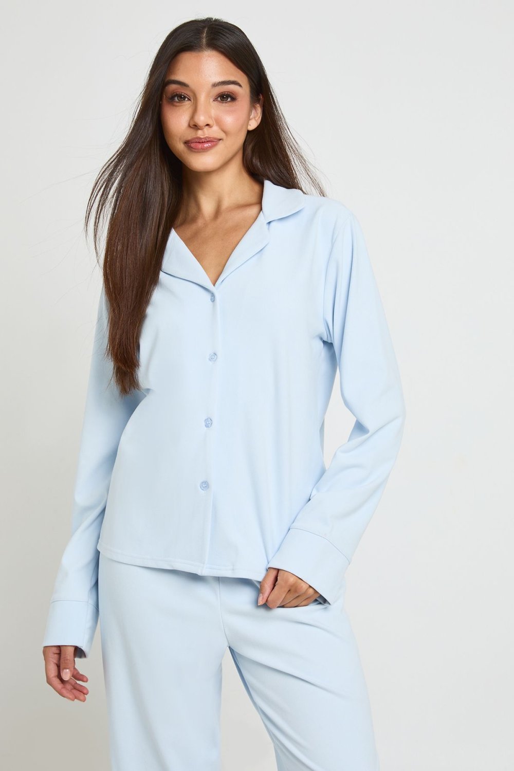 Pyjama chemise w sarwal f jersey brossé