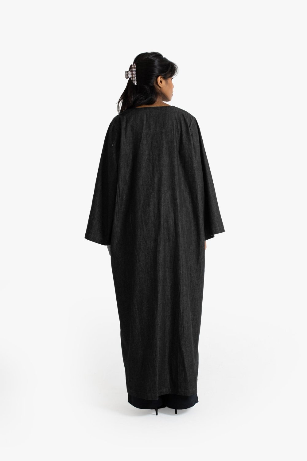 Abaya jean m7loula b l3a9ad - K7el