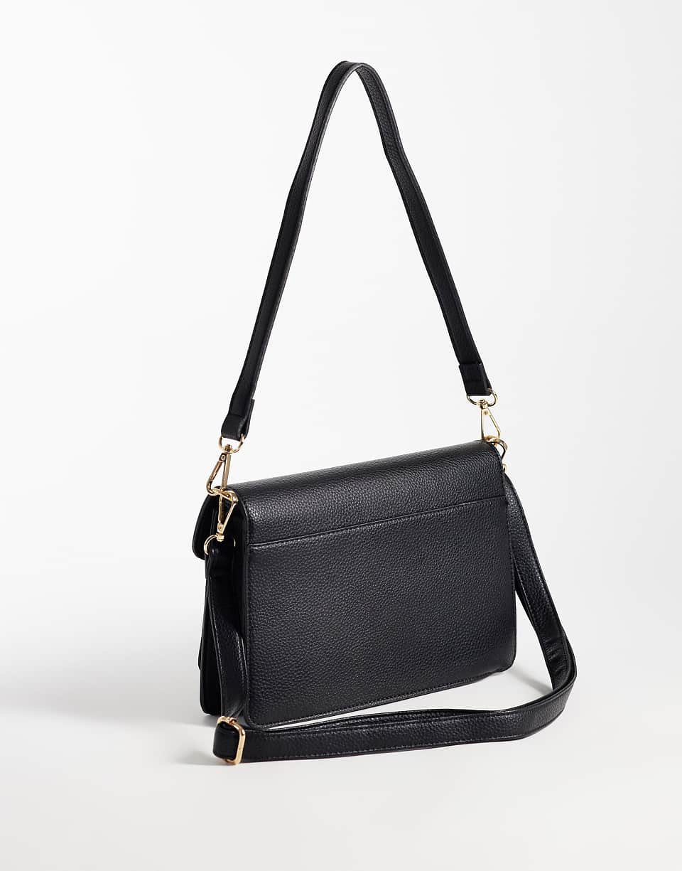 Sac porté épaule à boucle noir