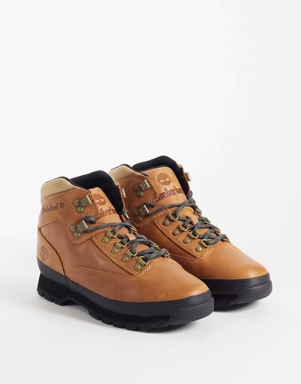 Eurohiker Mid lace-up ankle boots in brown