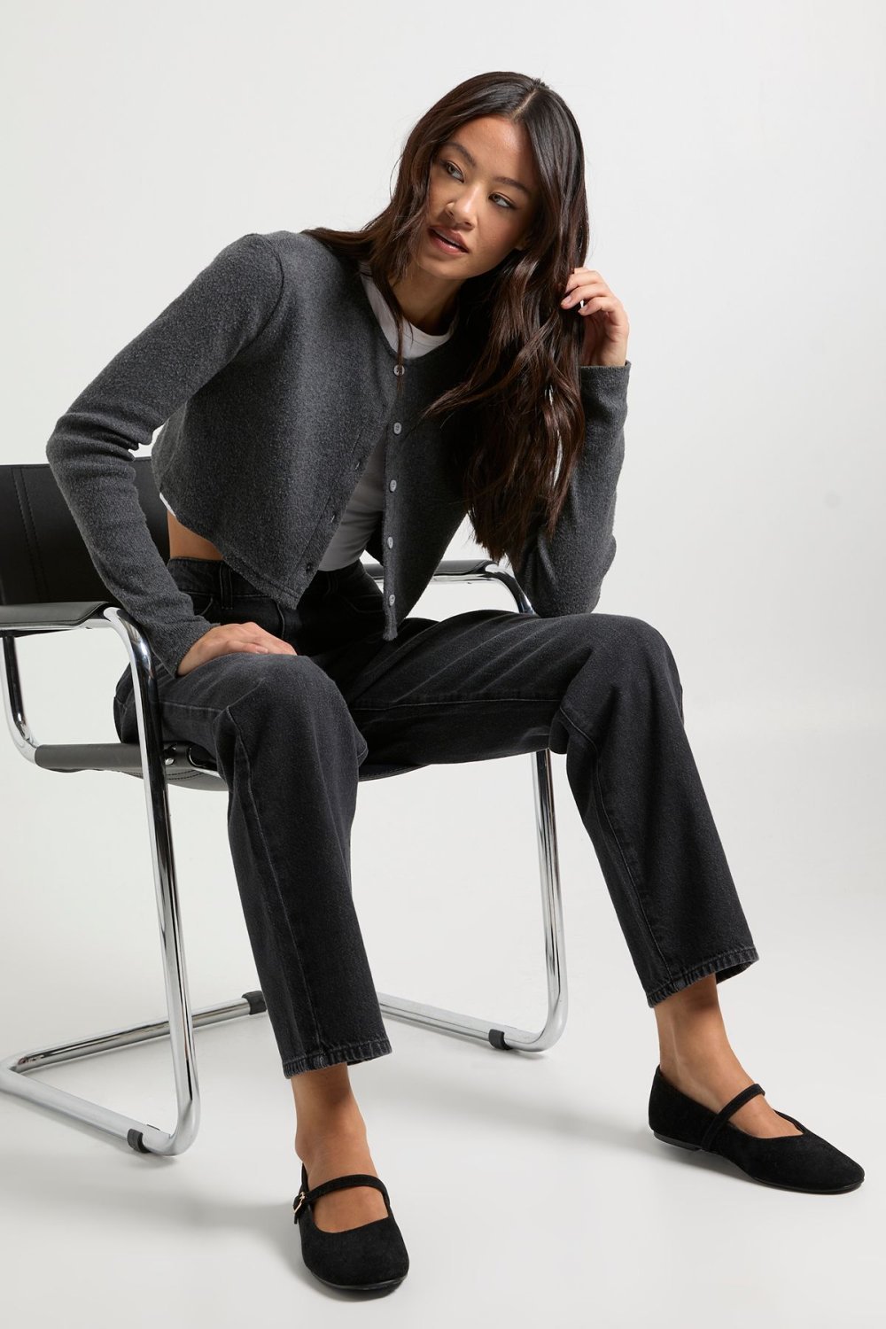 Jean mom taille haute k7el delavé - Tall