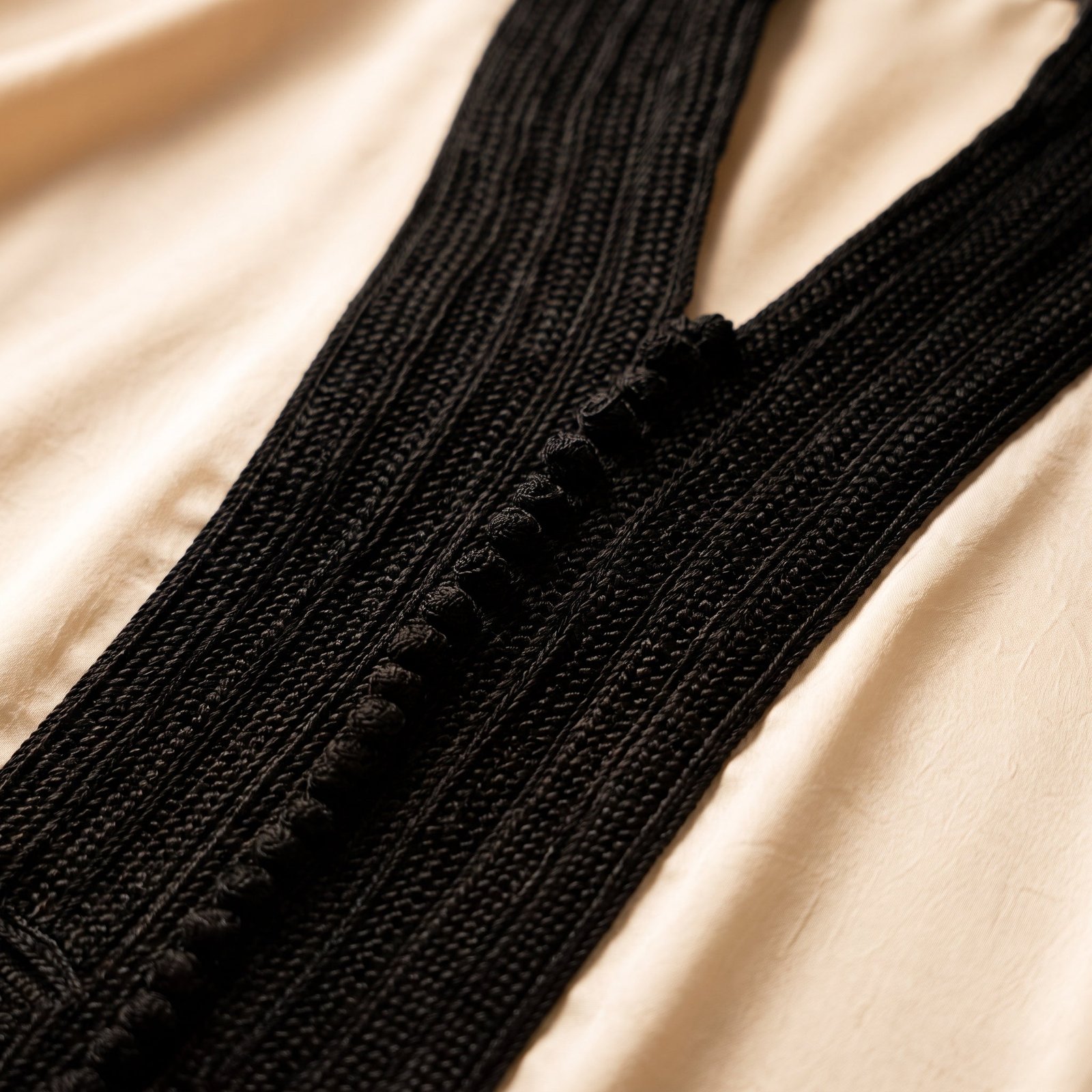 Caftan crème b sfifa k7la