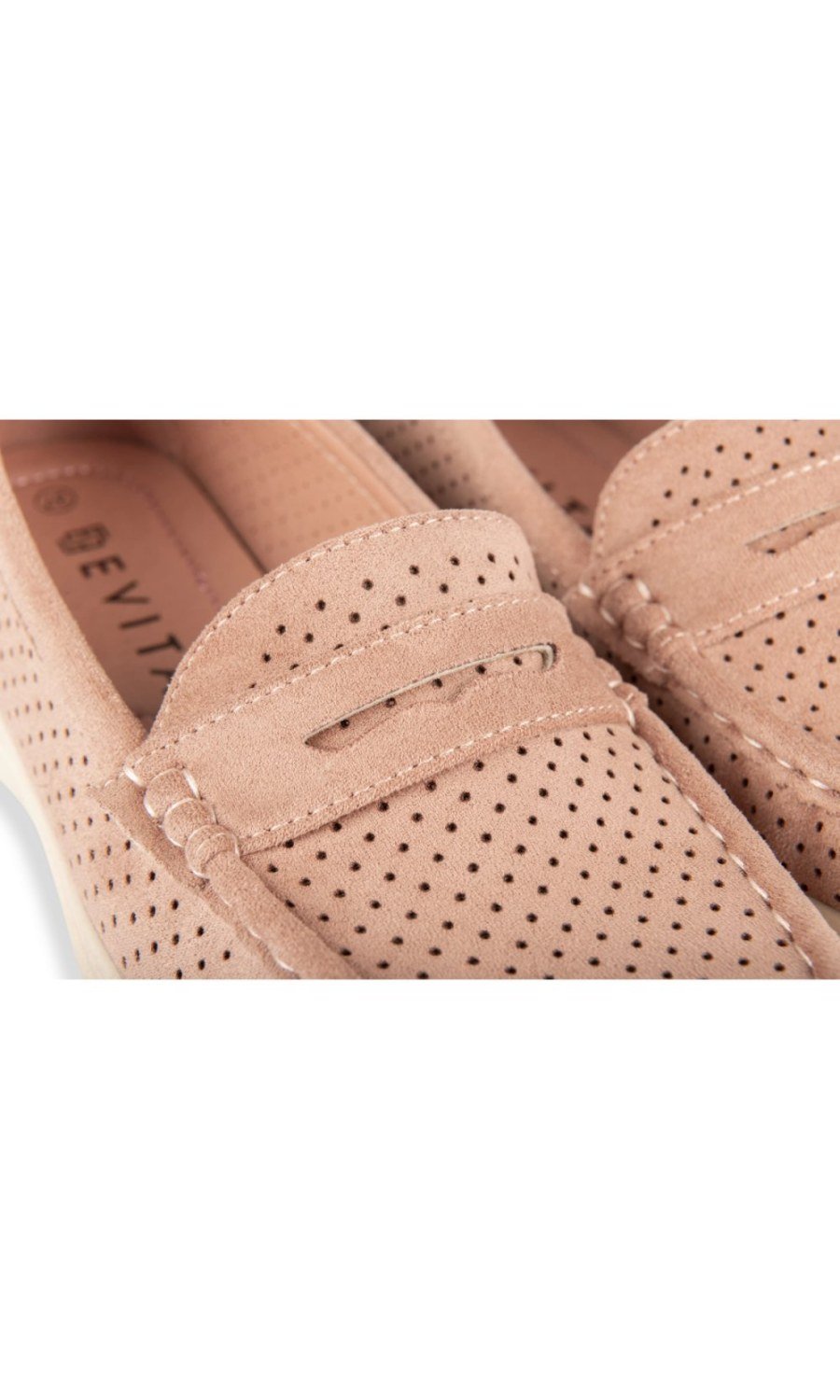 Mocassins m9obbin b semelle ghlida rose