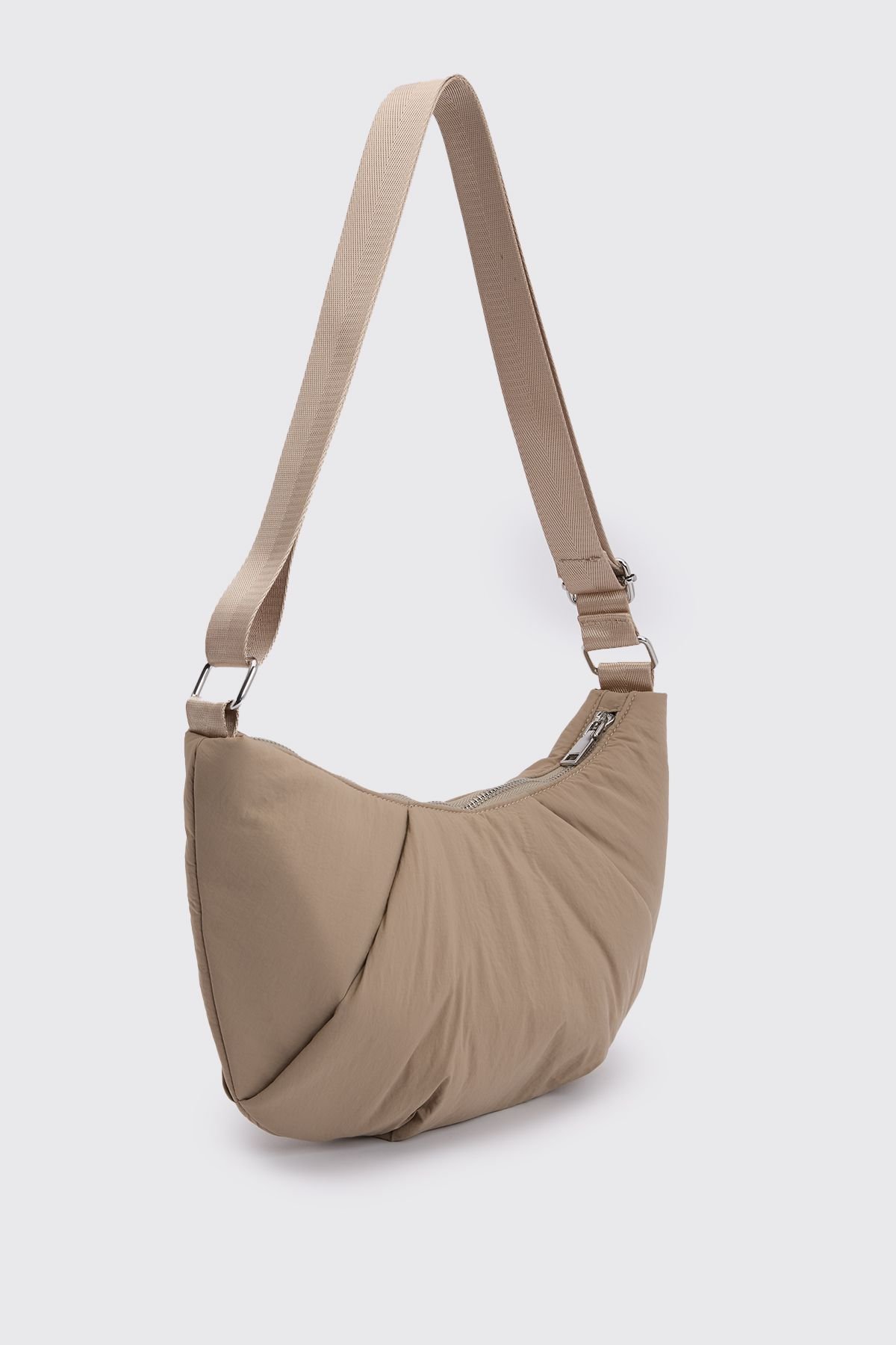 Nylon crossbody bag - Black