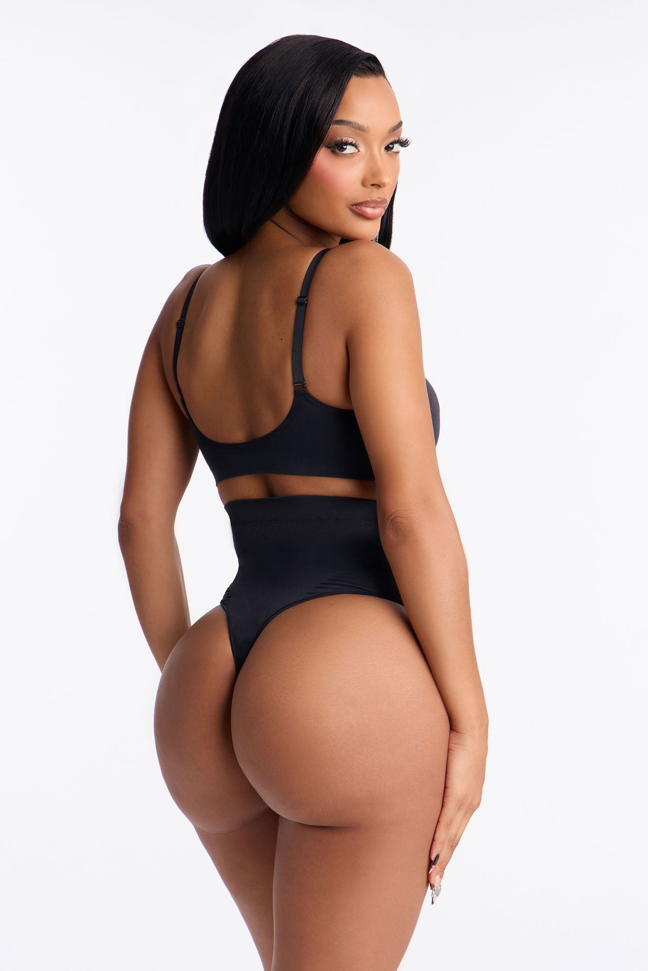 String gainant taille haute compression 9wiya