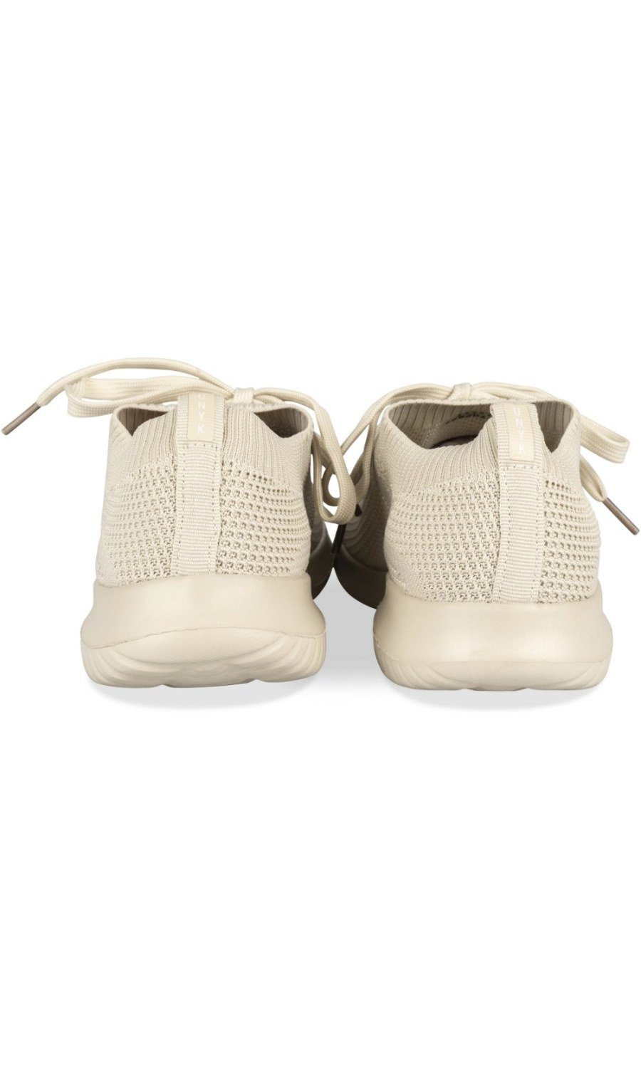 Baskets triko rqiq b lacets bej