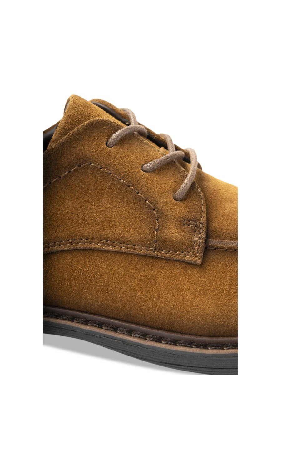 Derbies à plateau talon contrasté camel