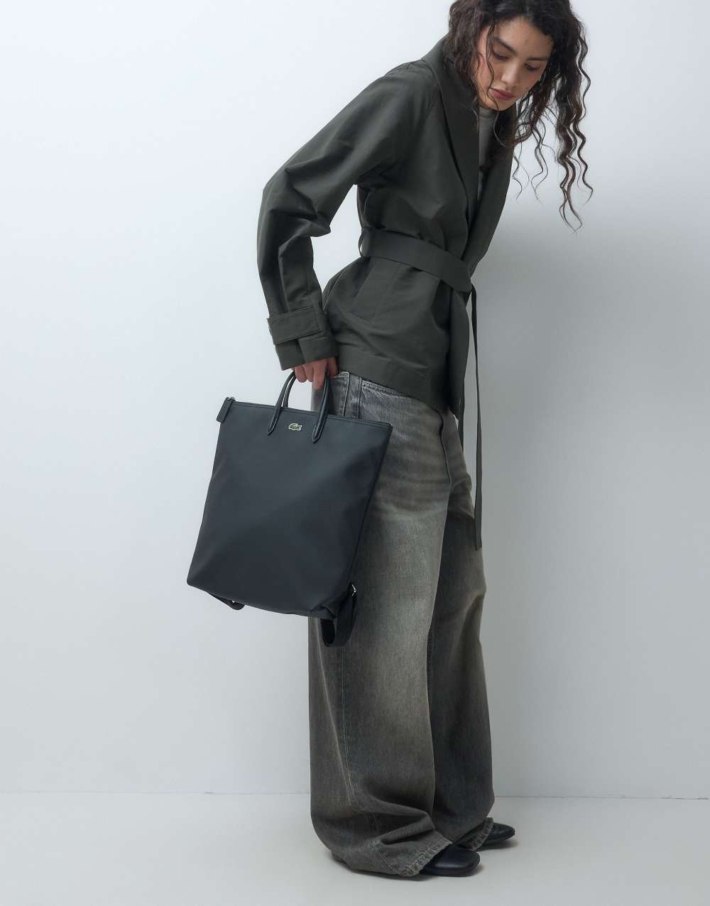 Logo backpack in black