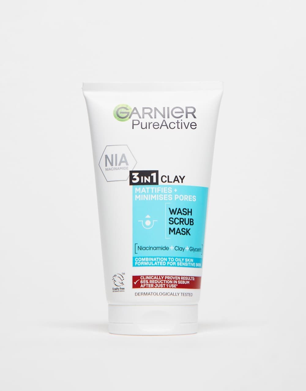 3-in-1 scrub, cleanser and clay mask - 50 ml