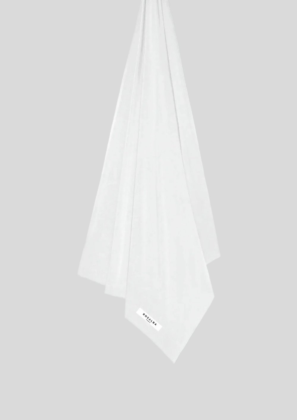 Bamboo jersey hijab - White
