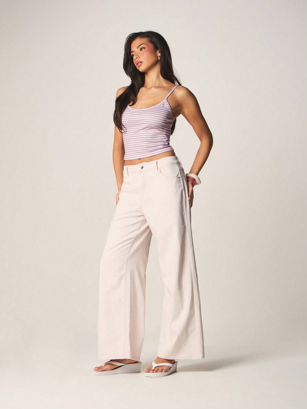 Jean baggy taille basse wardi