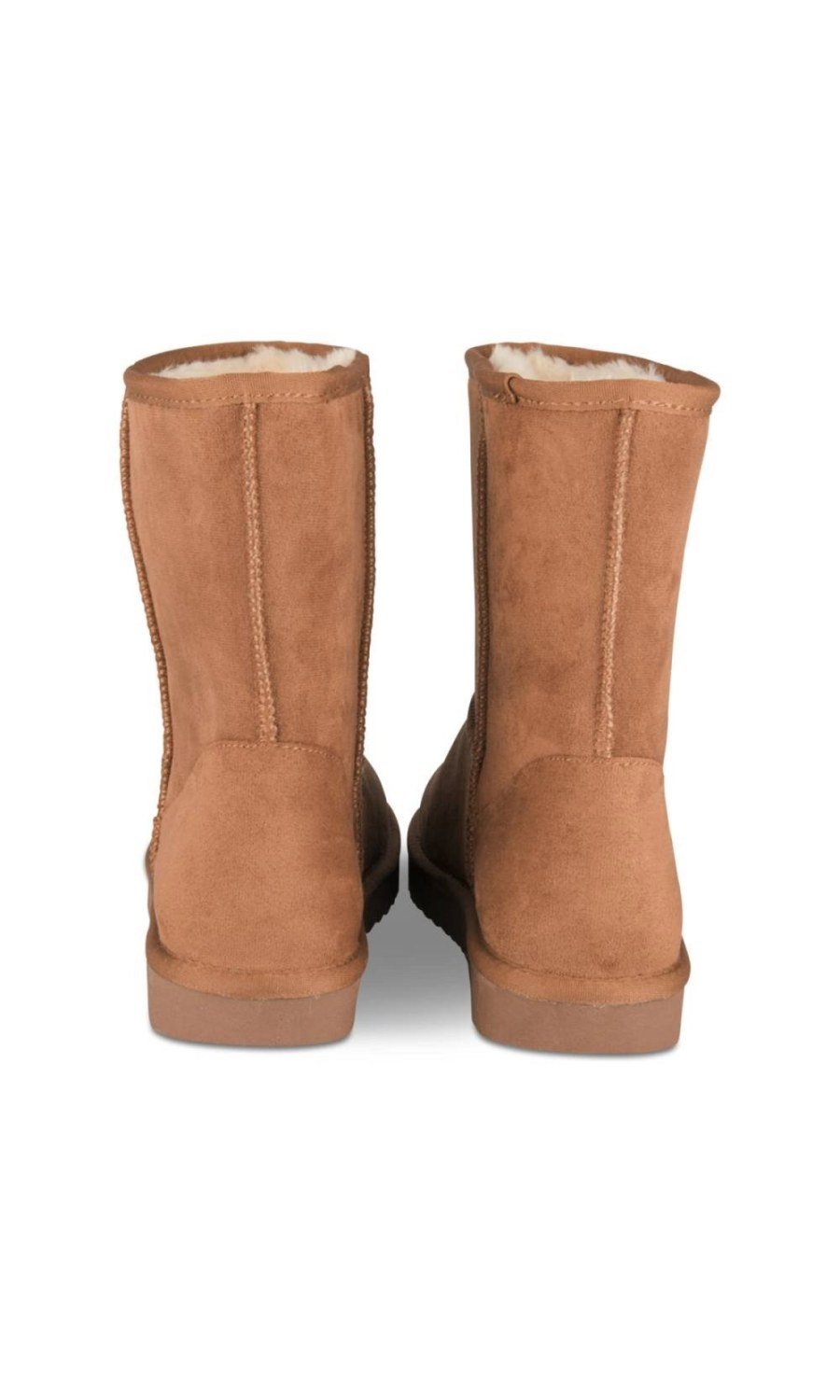 Boots fourrées b suédine camel