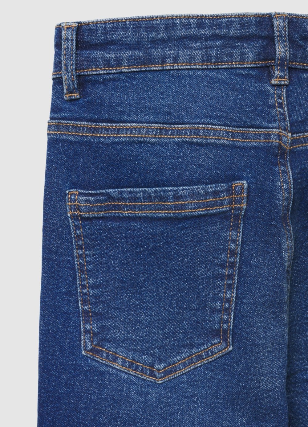 Jean skinny uni bleu foncé