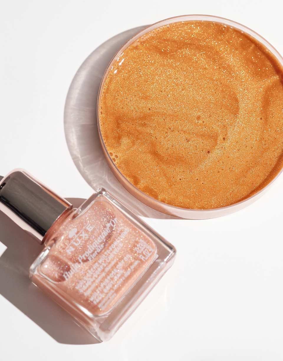 Nuxe x ASOS Exclusive - HP Golden Shimmer set - Glow Duo - FREE MINI