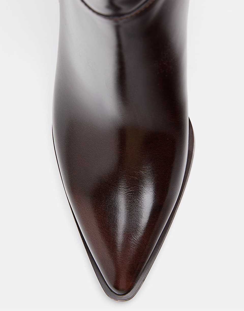 Bottes b talon 3ali - Marron