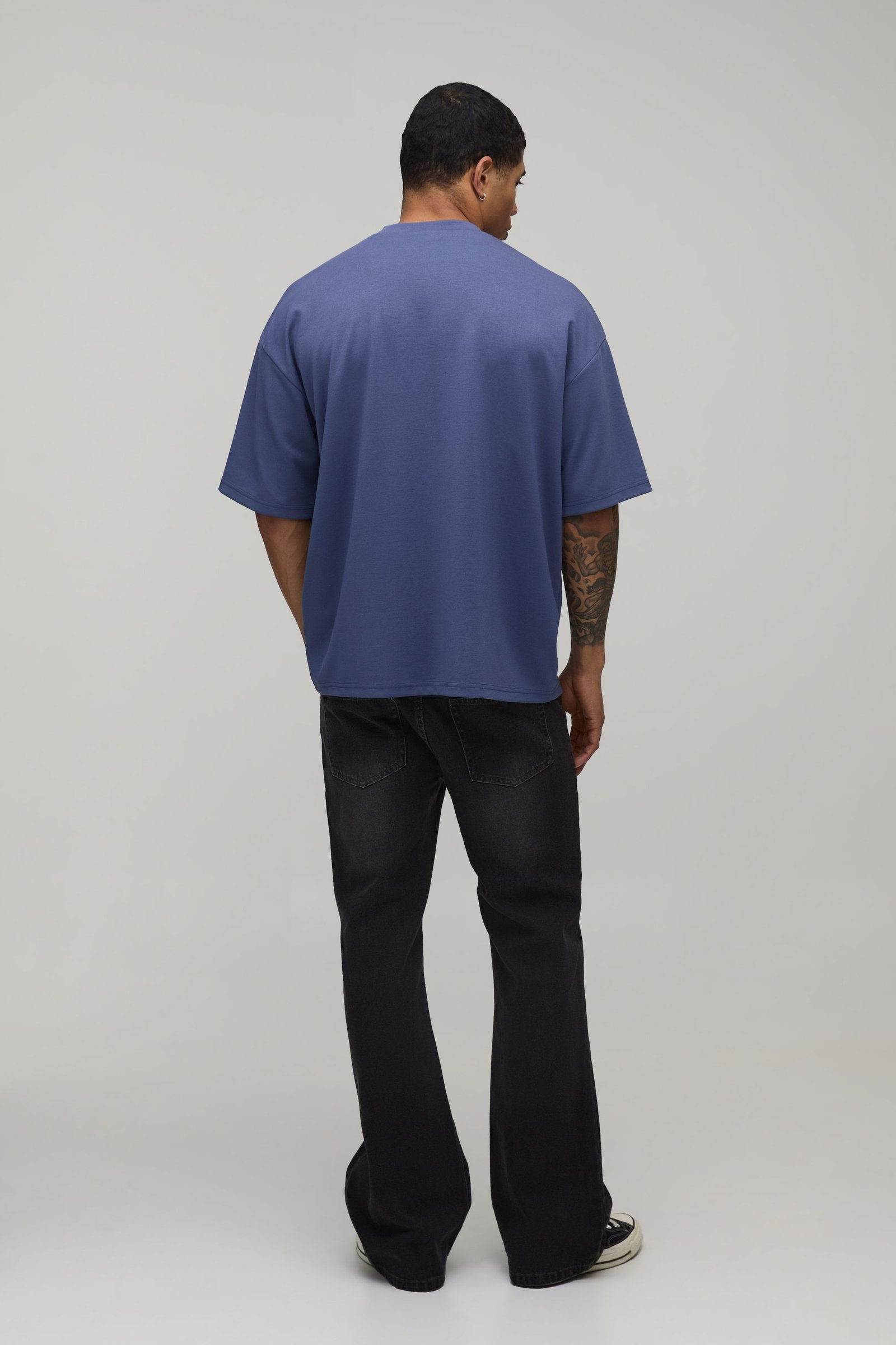 T-shirt oversize premium ghlid b col twil