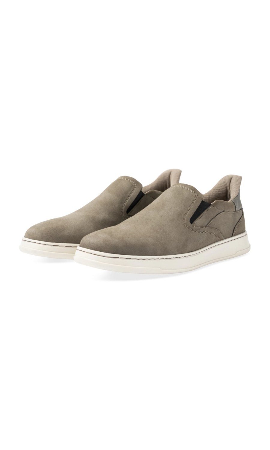 Mocassins sport élastiqués taupe